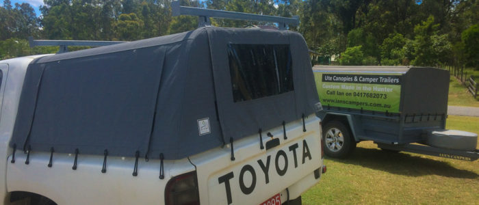 Ians campers Ute Canopies
