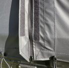 zipper cover double stitched high quality canvas canopies